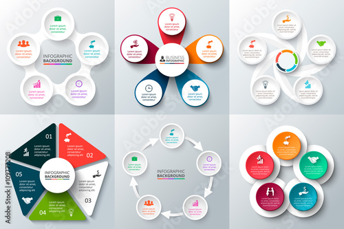 Vector infographic design template.