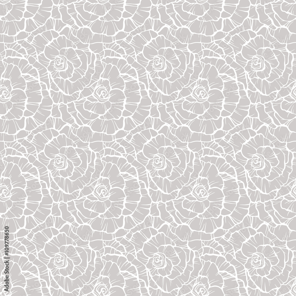 Seamless pattern with decorative roses Seamless pattern with decorative roses