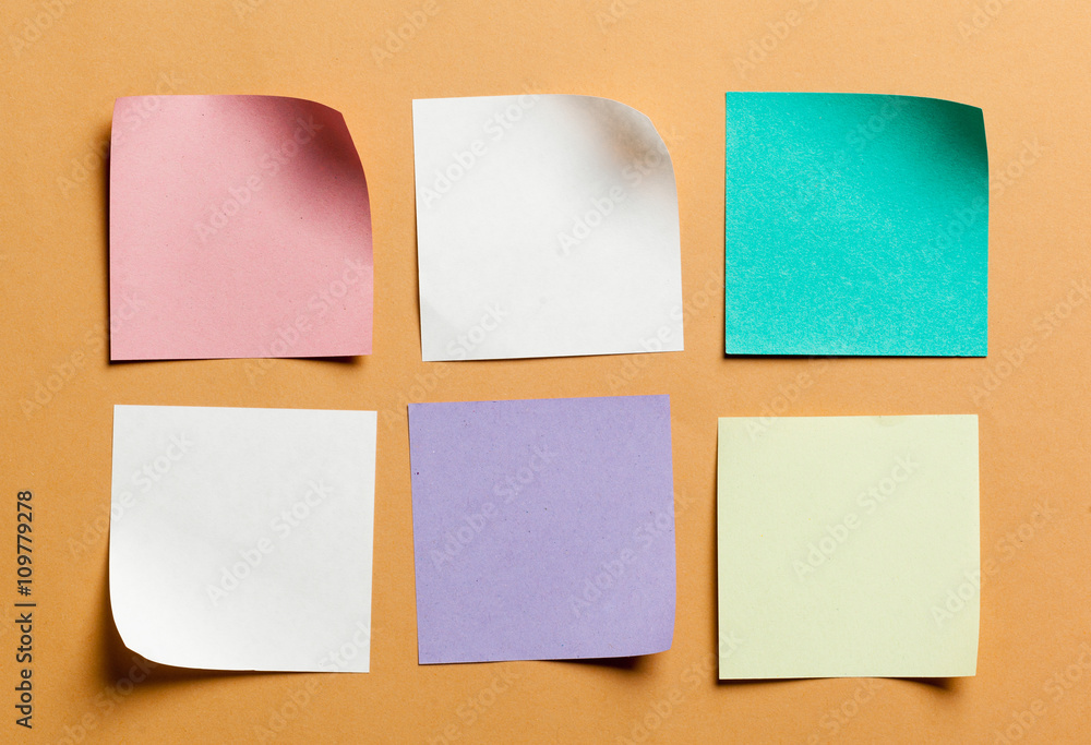 white paper card on orange background white paper card on orange background