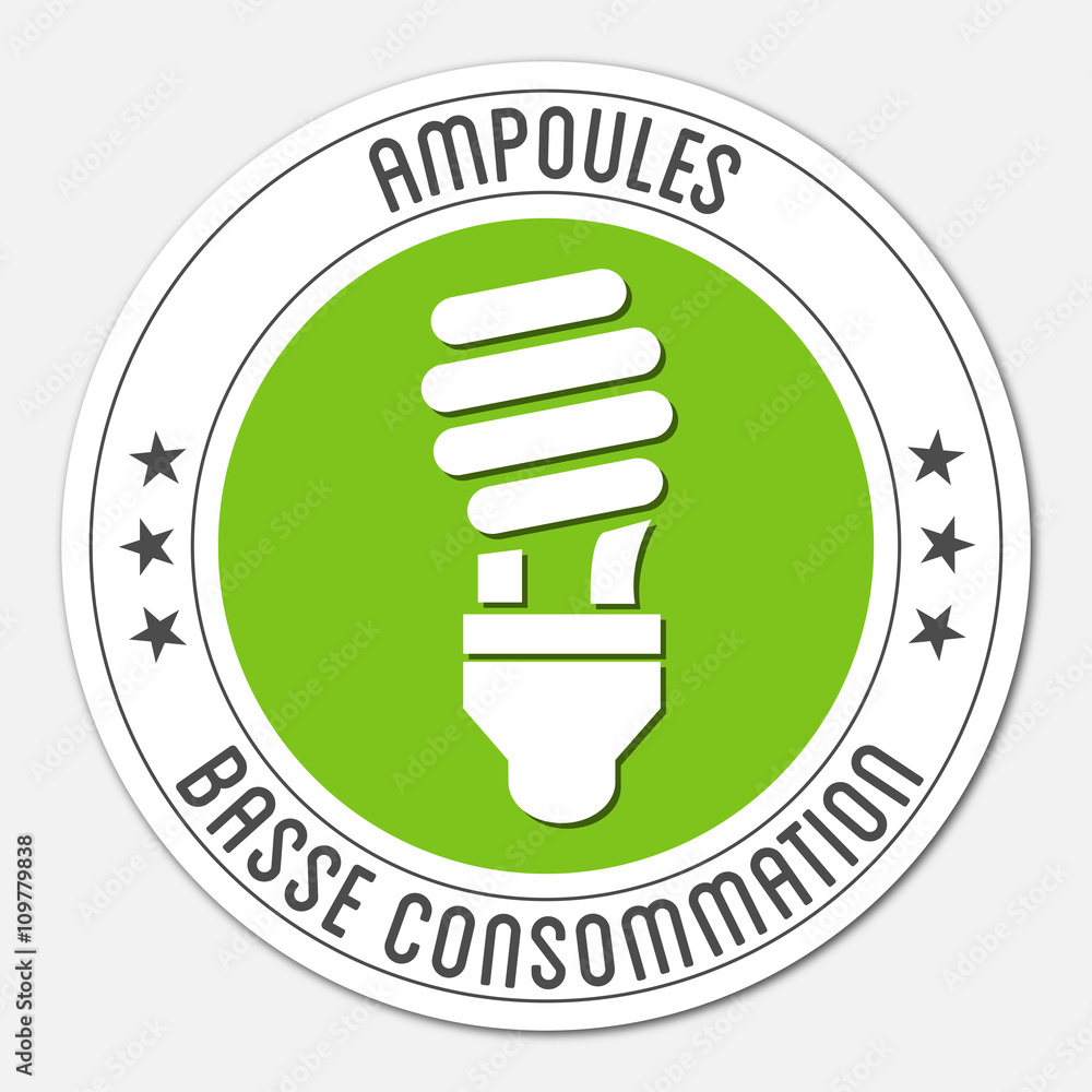 Vetor do Stock Logo ampoule basse consommation. Adobe Stock