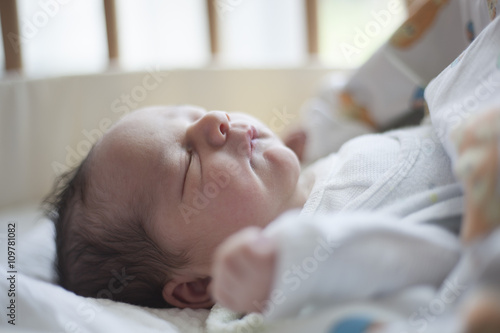 Newborn baby sleeping