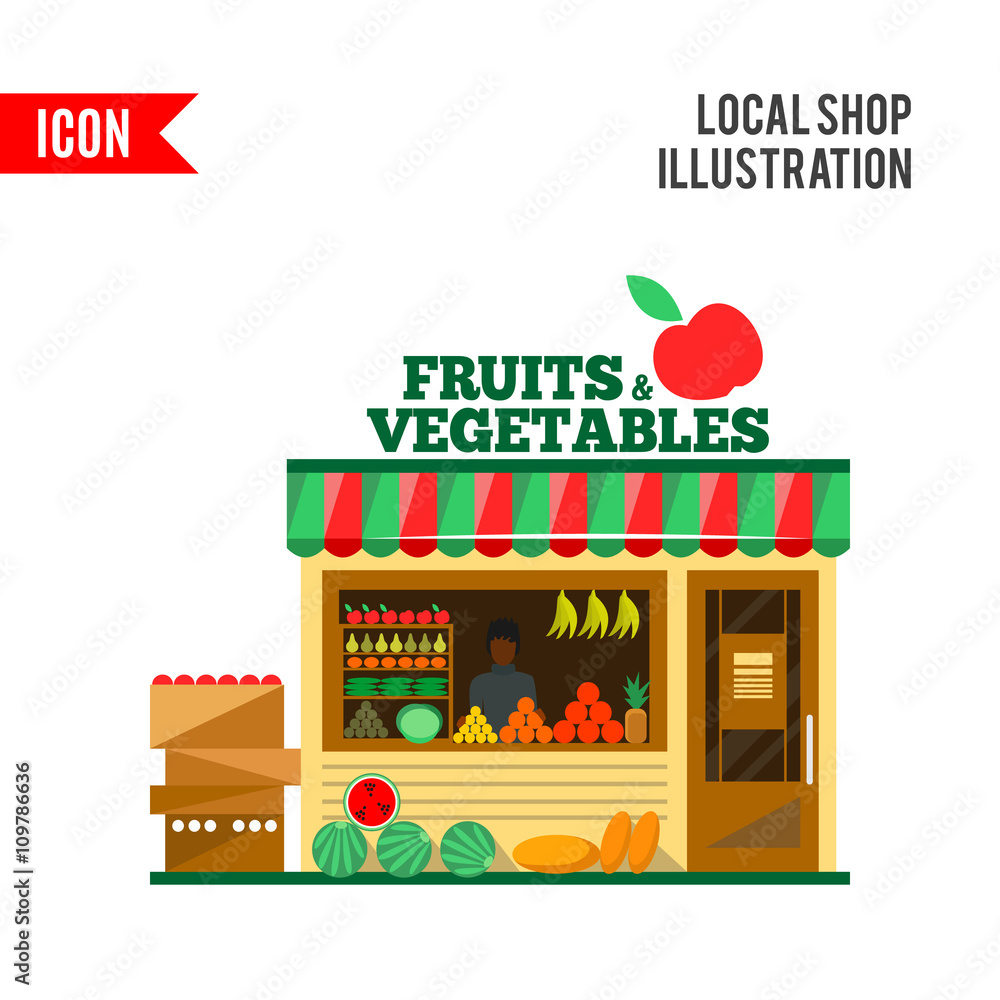 Fruits and vegetables shop