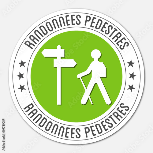Logo randonnées pédestres.
