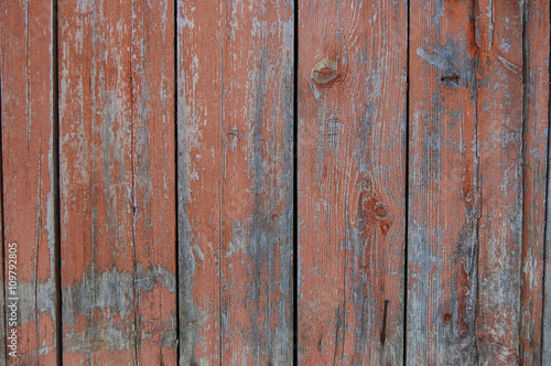 wooden planks, wooden background, red 