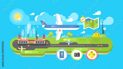 Airport building infrastructure