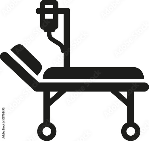 Stretcher ambulance bed