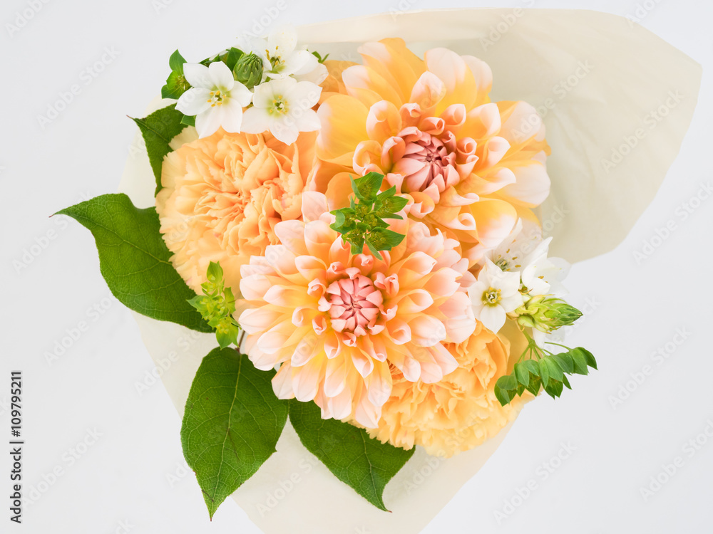 1 件の最適な 花束 母の日 花 フラワーアレンジメント カーネーション ダリア アリウム ピンク オレンジ色 プレゼント 画像 ストック写真 ベクター Adobe Stock