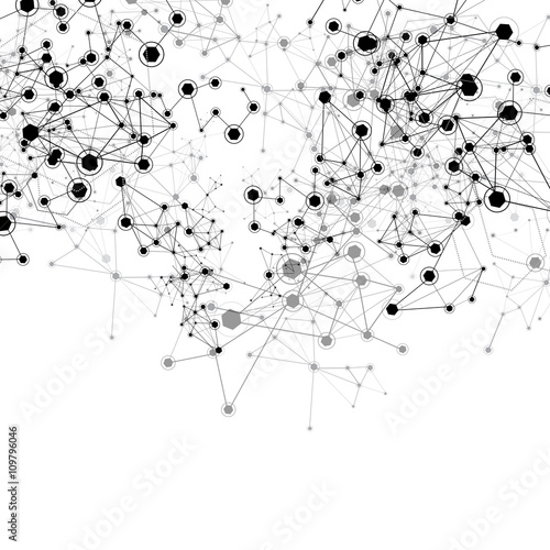 Global Network - Vector Illustration, Graphic Design. 