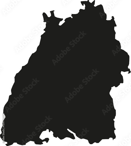 Map of Baden-Württemberg