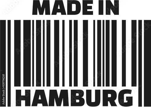 Made in Hamburg barcode