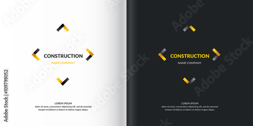 Vector Logo Construction.