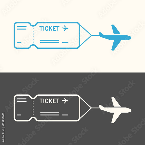Linear image of the ticket.