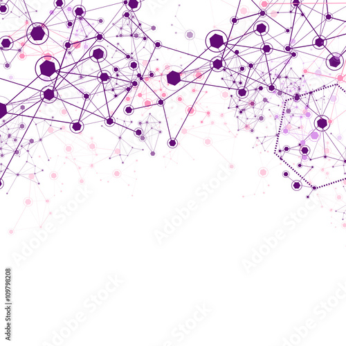 Global Network - Vector Illustration, Graphic Design. 