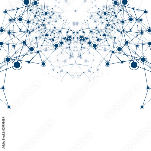Global Network - Vector Illustration, Graphic Design. 