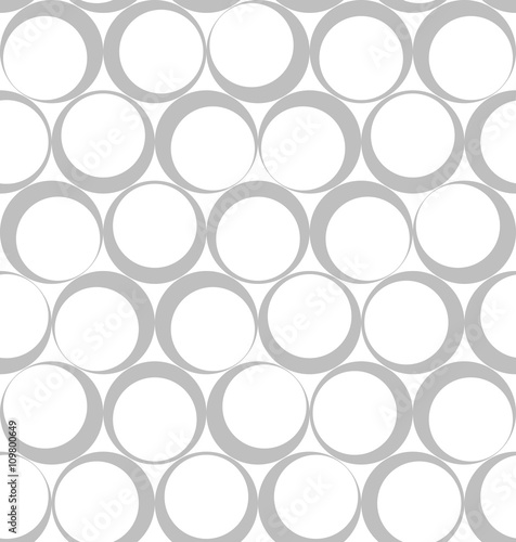 Abstract circular vector seamless pattern like ring stains left