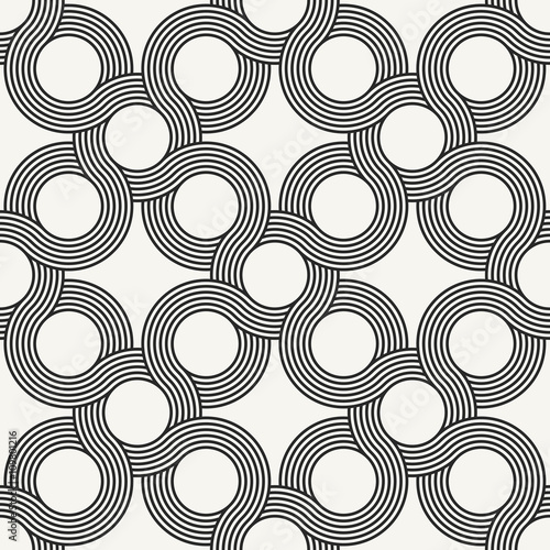 Modern stylish outlined ornamental background with structure of