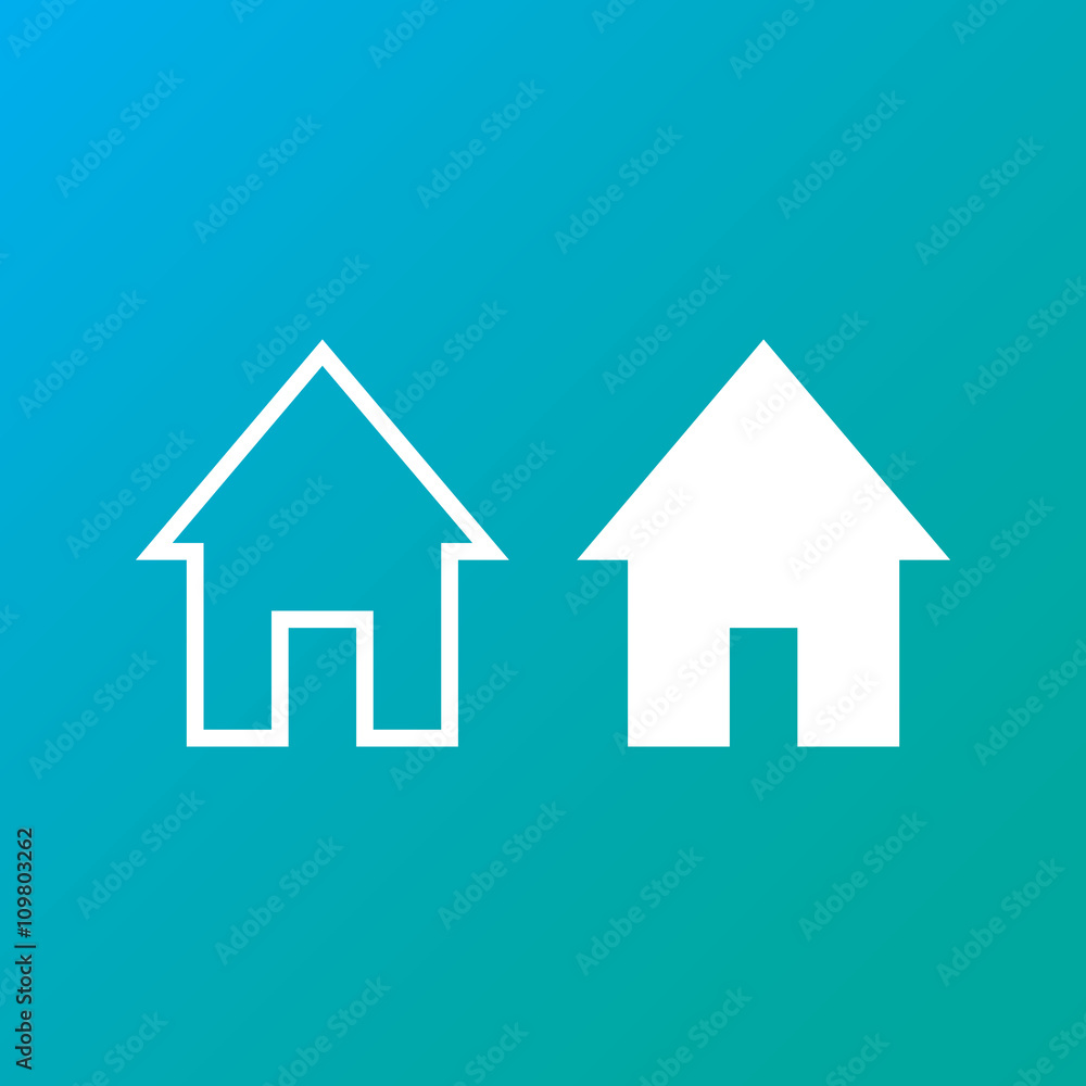 Fototapeta premium home icon
