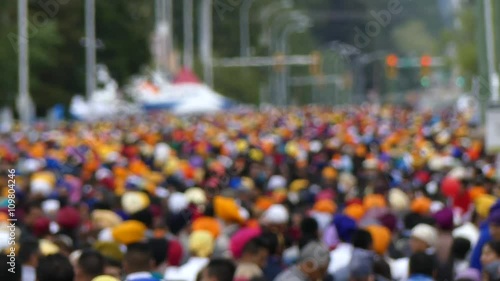 Anonymous sikh crowd Vaisakhi parade