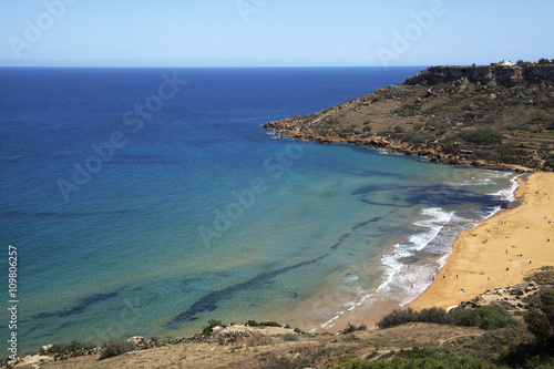 Ramla Bay im Norden der Insel Gozo, Malta