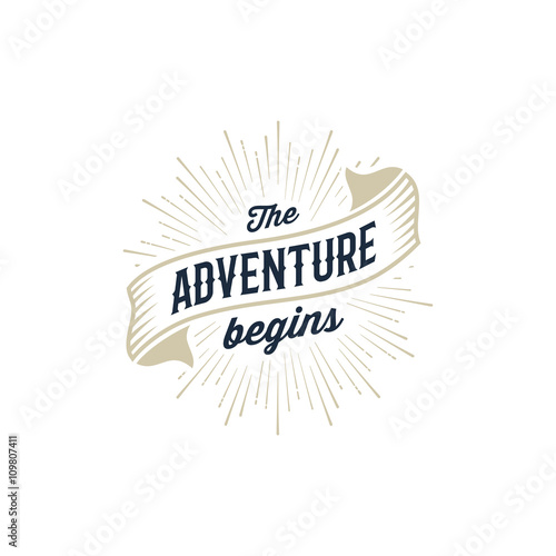 Adventure begins gold