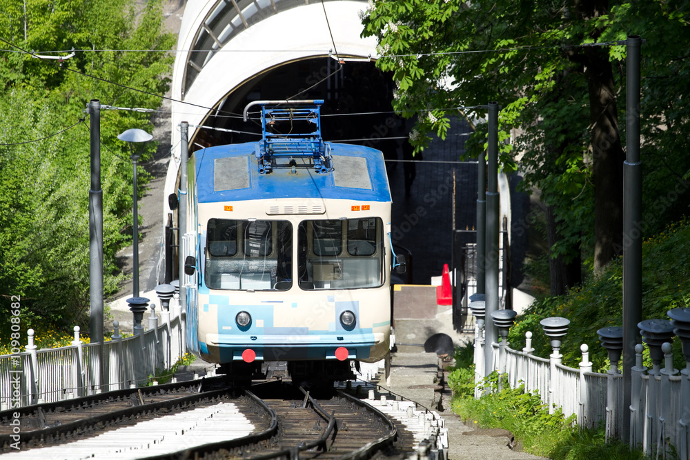 Naklejka premium Funicular in Kiev