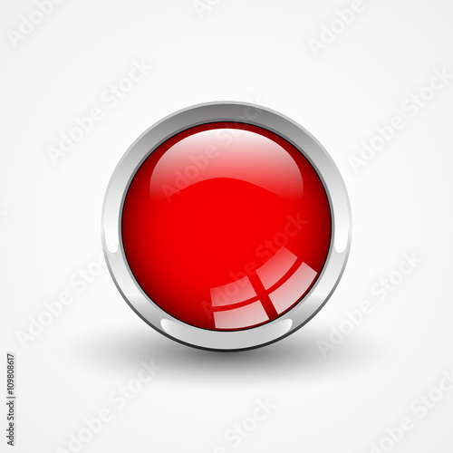 Round web button