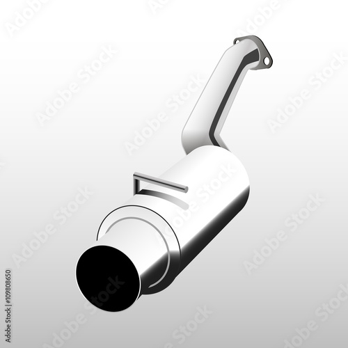 Exhaust pipe illustration