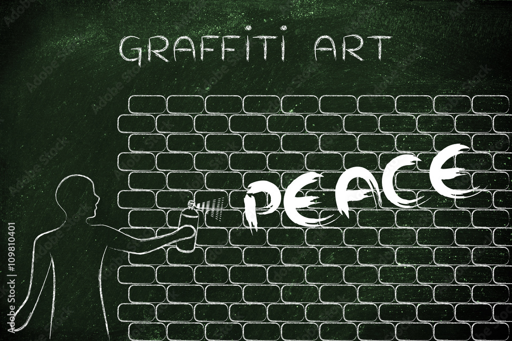 graffiti art peace