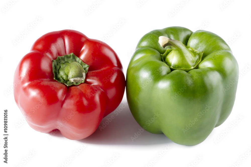 red and green bell peppers red and green bell peppers