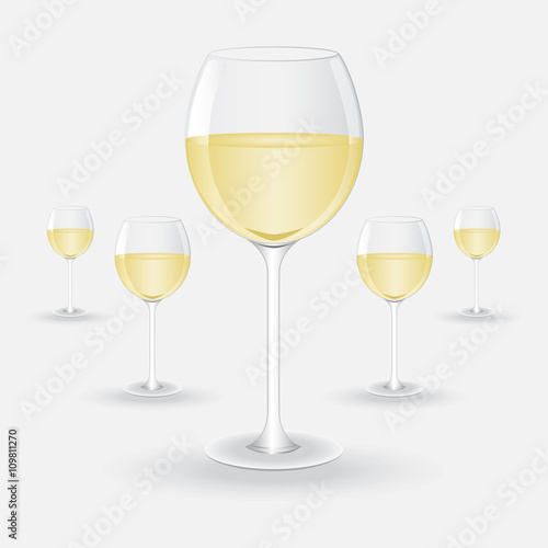 glasses of white wine