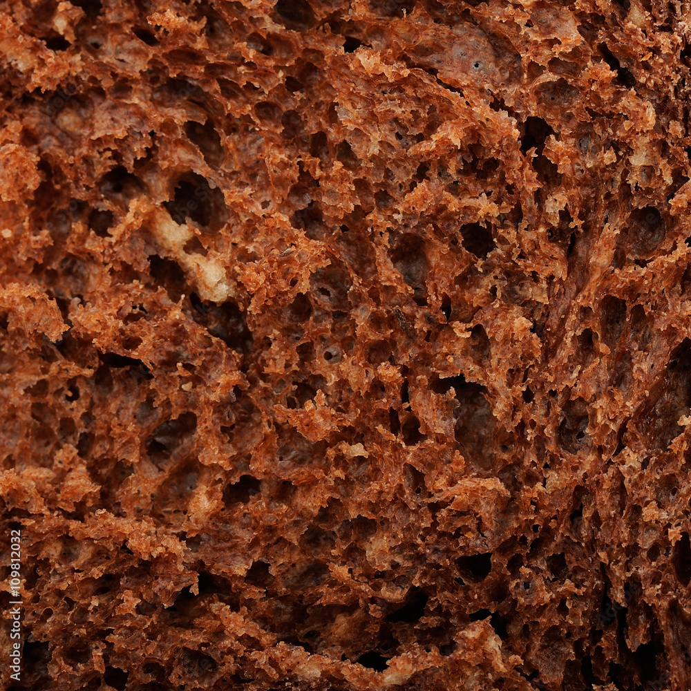 Homemade chocolate panettone texture macro Homemade chocolate panettone texture macro