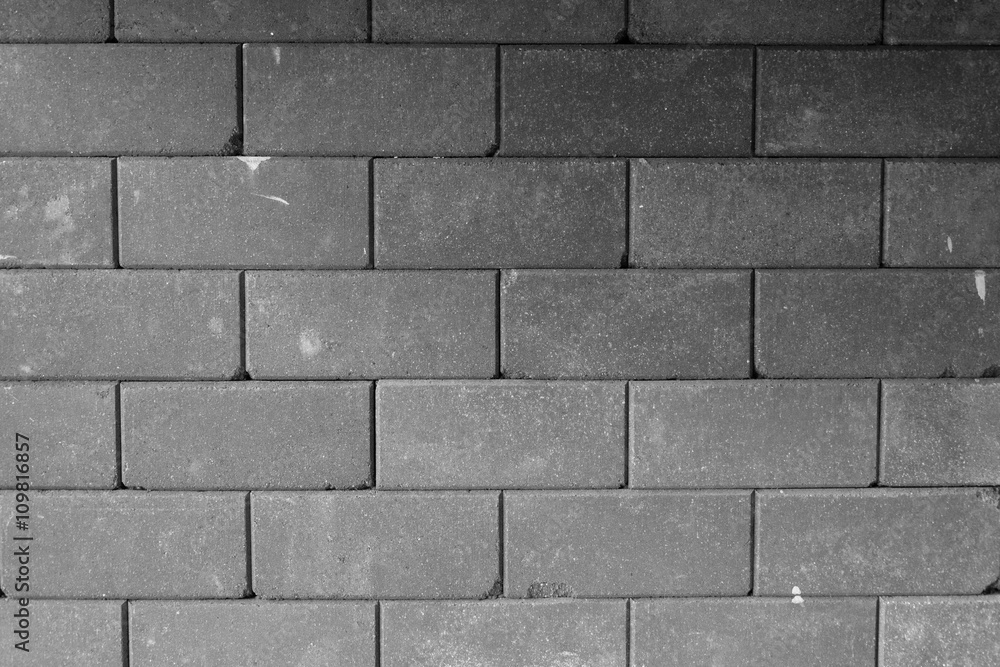 Fototapeta premium Background of grey brick wall