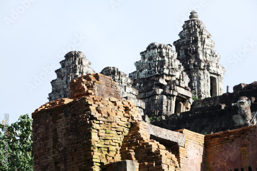 angkor stone temple cambodia.