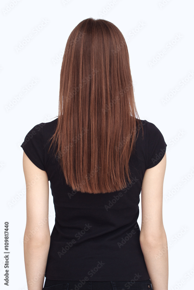 backview of woman in black backview of woman in black