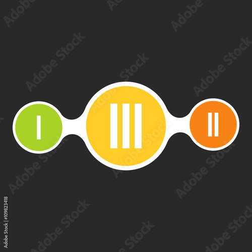 Metaball infographic element