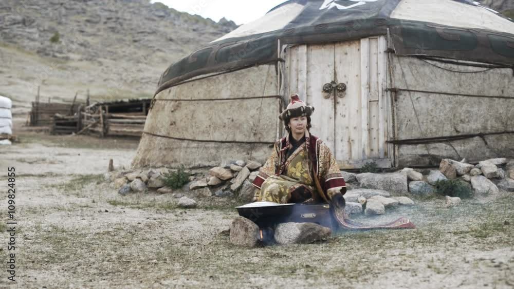 Woman in national dress
Woman in national dress