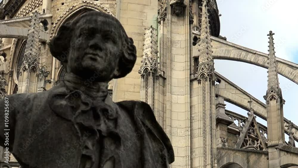 Notre Dame Cathedral de Paris. France. Notre Dame Cathedral de Paris. France.