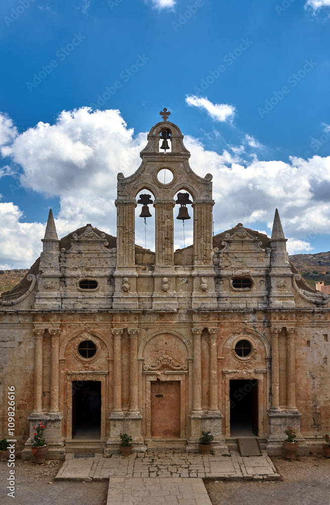Arkadi Monastery - Orthodox monastery on the island of Crete, Greece.