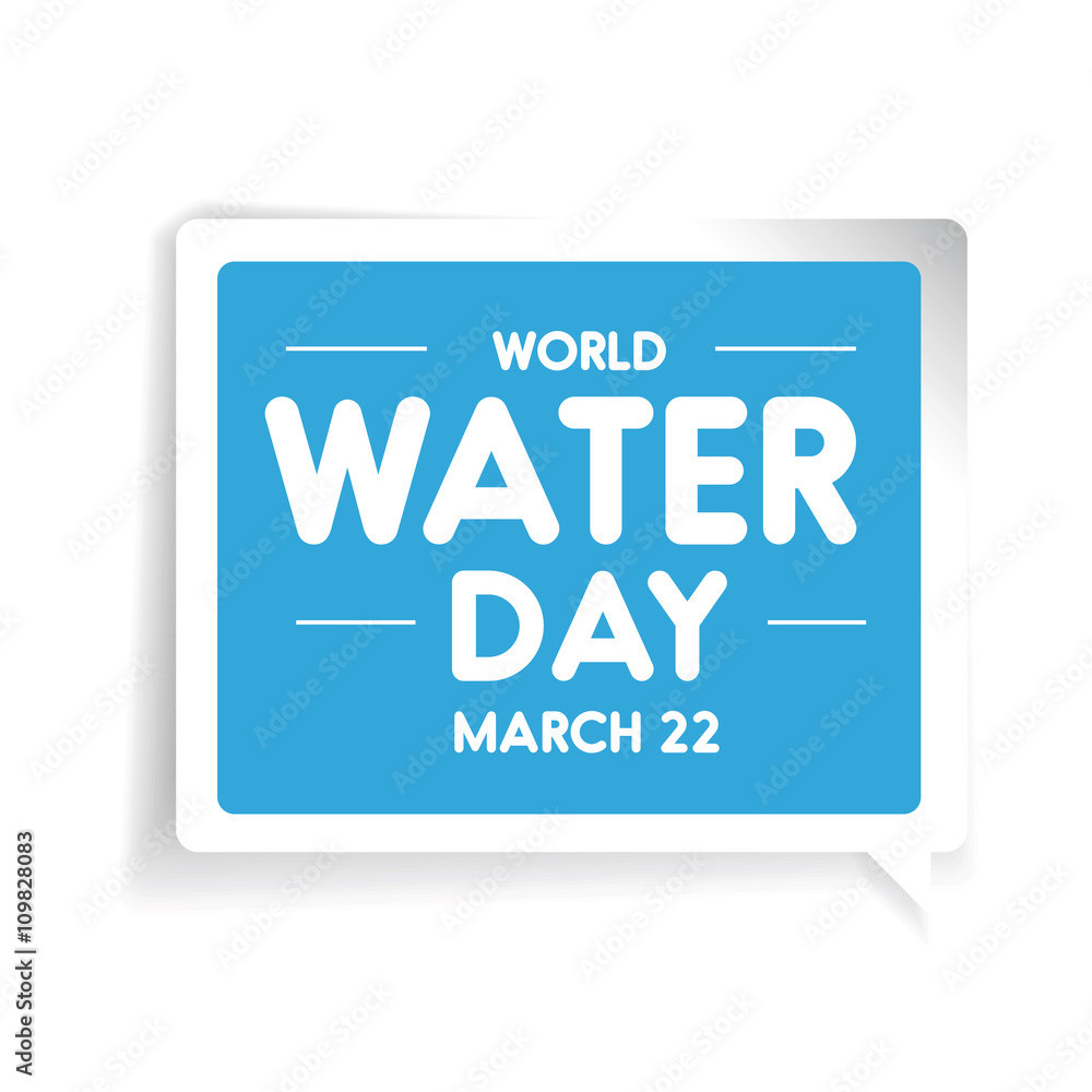 World water day vector World water day vector
