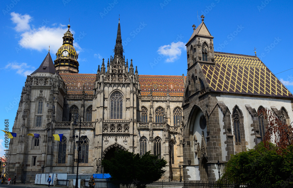St. Elizabeth Cathedral and St. Nicholas Chapel, Kosice, Slovaki