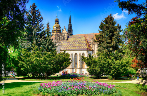 Fotografi St. Elizabeth Cathedral and St. Nicholas Chapel, Kosice, Slovaki