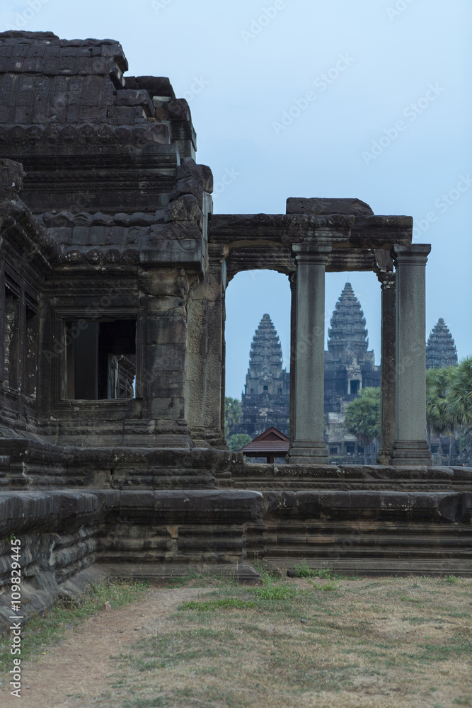 Details of Angkor Wat temple, Cambodia. UNESCO Site Cambodia