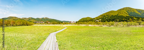 Marshy Land at Sengokuhara in Hakone  Japan. It is located in the northern part of the Hakone caldera.