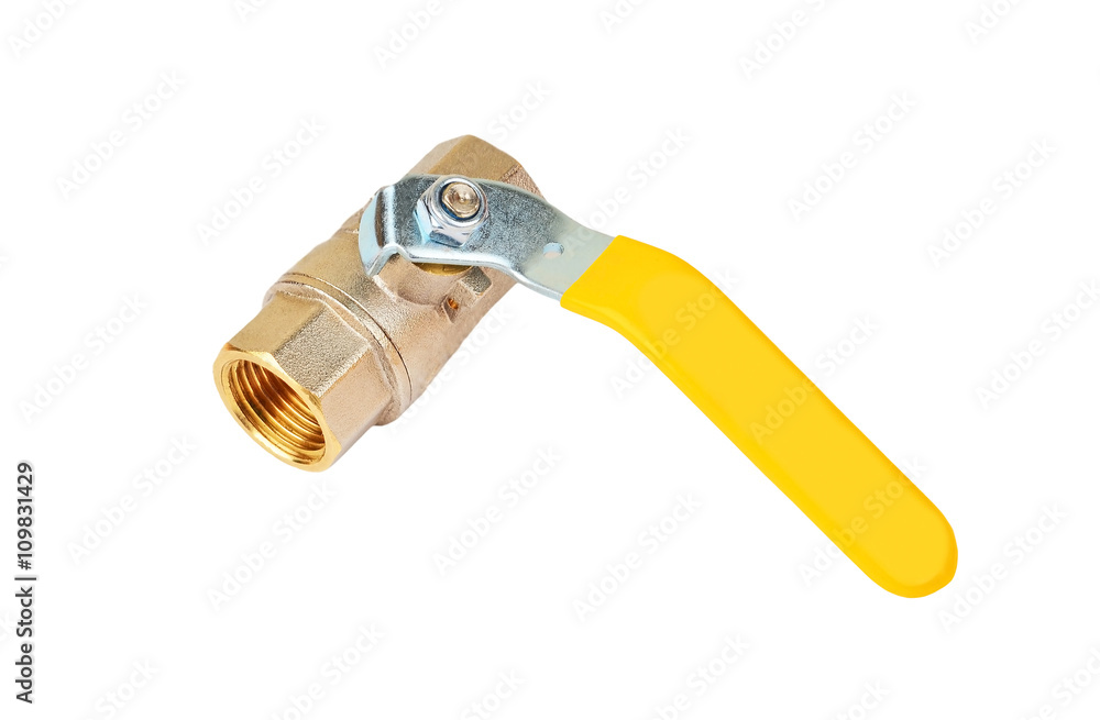 Yellow gas valve Yellow gas valve