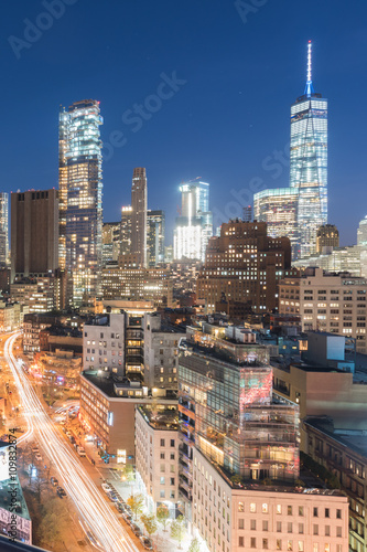 Downtown NYC Skyline © demerzel21