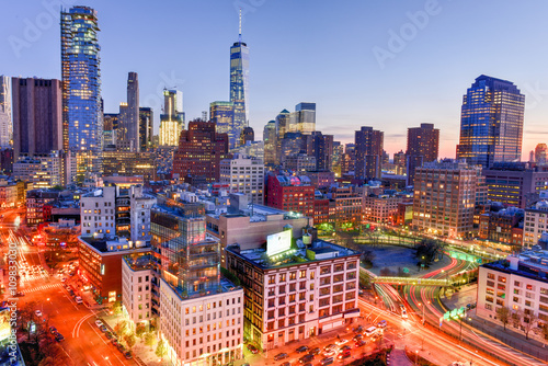 Downtown NYC Skyline © demerzel21