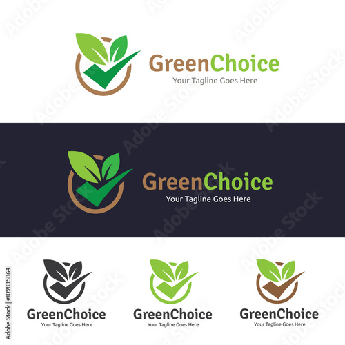 green logo concept,idea logo,eco logo.life and healthy logo. vector logo template.