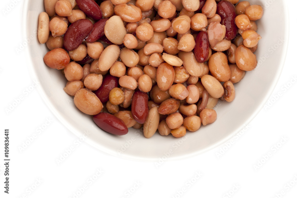 cooked beans on a bowl cooked beans on a bowl