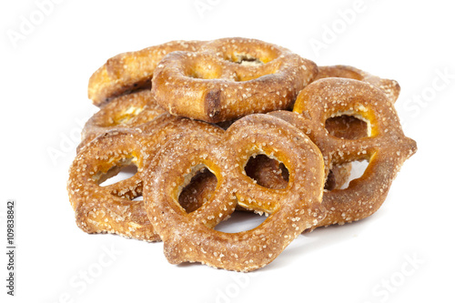 pile of pretzels