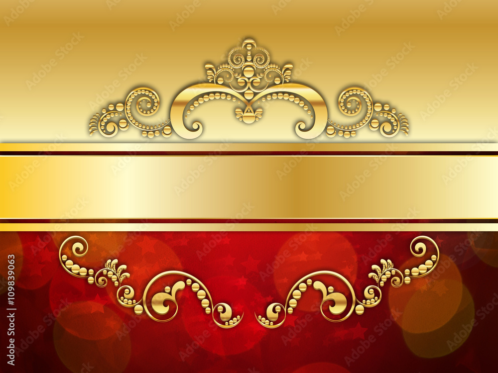 Red and Gold Luxury Background Red and Gold Luxury Background